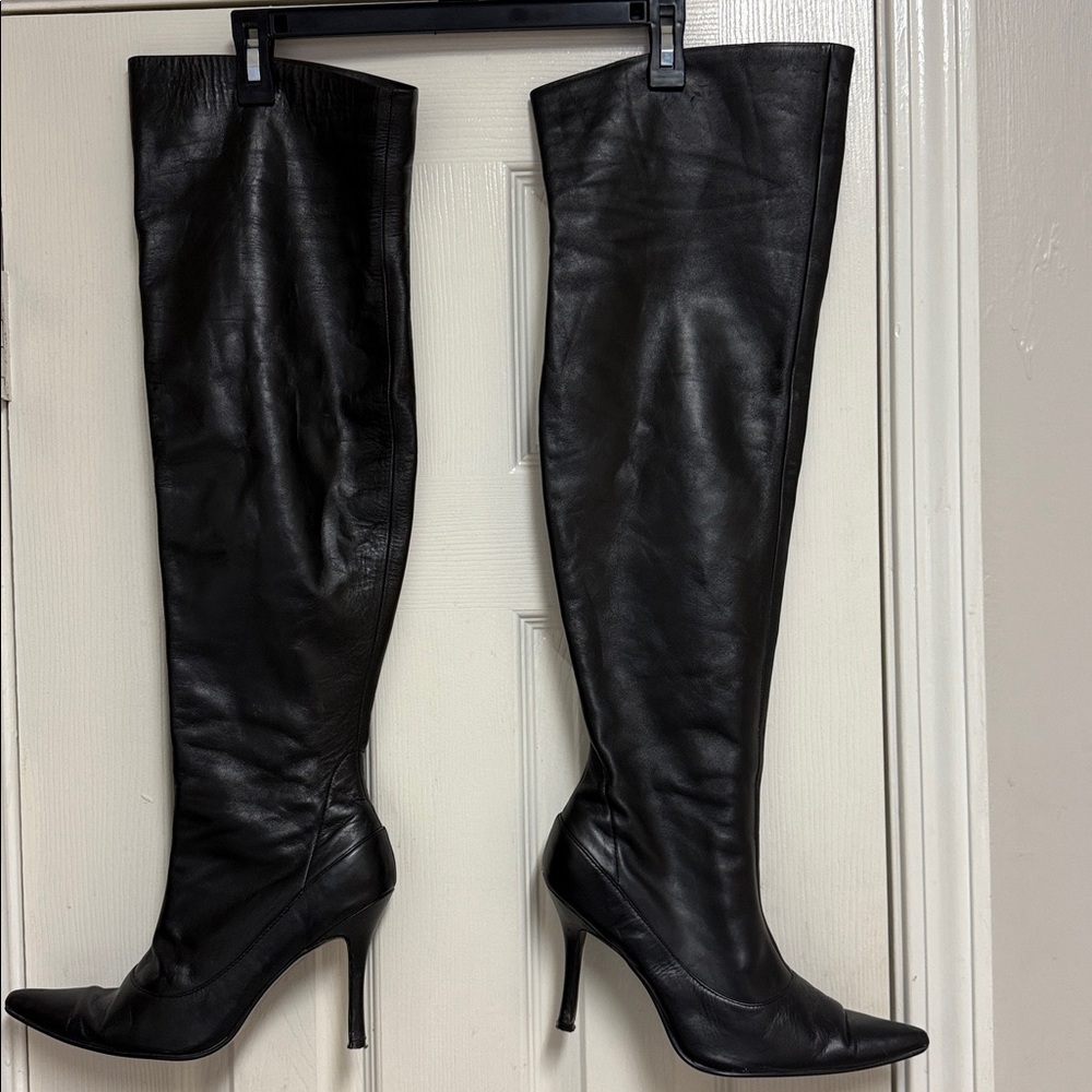 Colin Stuart Women's Black Over-the-Knee Boots - Picture 6 of 16